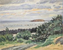 Keith Gardner R.C.A - Unframed Double Sided Oil On Board. Approx. 30.5 x 38cms used unchecked