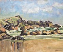 Keith Gardner R.C.A - Unframed Double Sided Oil On Board. Approx. 30.5 x 38cms used unchecked one