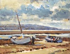 Keith Gardner R.C.A - Unframed Double Sided Oil On Board. Approx. 30.5 x 38cms used unchecked