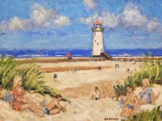 Keith Gardner R.C.A - Unframed Oil On Board. Approx. 30.5 x 40.5cms used unchecked