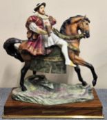 Royal Worcester Limited Edition Glazed & Unglazed Figure Group - King Henry VIII - Designed By
