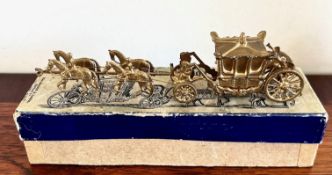 BOXED MINIATURE CORONATION COACH