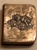 STERLING SILVER FRONT BOOK OF COMMON PRAYER, TOTAL WEIGHT APPROX 25.65g