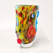 MURANO STYLE VASE.