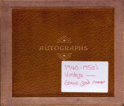 Autograph auction Football, Space, TV/Film, Military, Historic photos, covers and books.