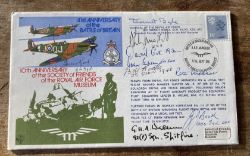 Military Autograph Auction RAF WW2 fighter and Bomber aces, Aviation flown covers, Great War