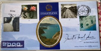Lord Lieutenant Sir David Mansel Lewis signed Benham Mar 2000 Millenium Collection Water and Coast