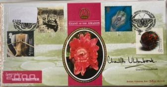 Zoologist Charlotte Uhlenbroek signed Benham Sept 200 Millenium Collection Mind and Matter FDC.