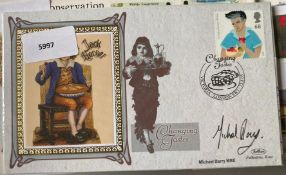 TV Producer Michael Barry MBE signed Benham 2005 Changing Tastes - Jack Horner FDC. Changing
