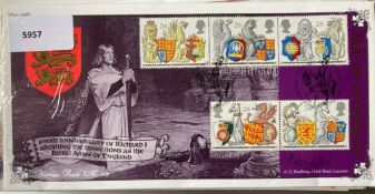 Duke of Norfolk signed Age of Chivalry - 800th ann of Richard I adopting the three lions as the