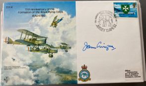 WW2 RAF Air Chief Marshal Sir John Gingell signed RAF B6 70th ann of the Formation of the Royal