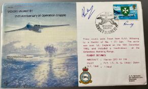WW2 RAF Grp Capt K.G. Hubbard and Lord Penney of East Hendred signed RAF B41 25th ann of Operation