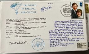 RAF Francis J Field and John R Nickolls signed RAF AC2 70th ann of the first UK Aerial Post and