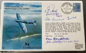 WW2 Battle of Britain John Keatings 219 sqn, R.L. Jones , Trevor Gray, Ken Campbell and Peter Ayerst