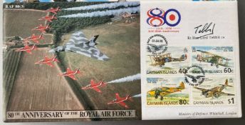 RAF Rt Hon Lord Tebbit CH signed JS(CC)43 RAF 80(3) 80th ann of the RAF 01.04.98 FDC. Single