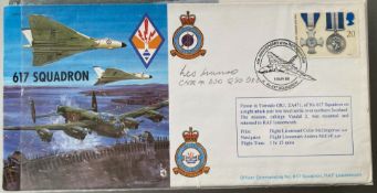 WW2 Dambusters Les Munro signed JS(CC)40 617 Squadron on 40th ann of the Reformation of 617 sqn 1