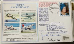 RAF Judith Chisholm and Julian Nott signed MS1 Britain's Record Breakers Biggin Hill Int Air Fair