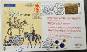 RAF Brigadier General Eitan Barak signed To London by Horse 1980 comm Royal Horse Artillery 1980 RAF