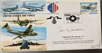 USAF Col Joe M Jackson signed JS(CC)35 50th ann of the United States Air Force 18 Sep 97 USAF FDC.