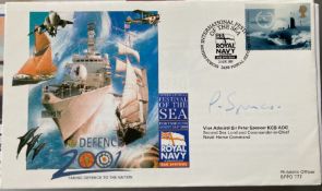 Royal Navy Vice Admiral Sir Peter Spencer KCB signed International Festival of the Sea Portsmouth