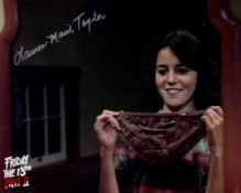 Friday the 13th horror movie colour 8x10 photo signed by actress Lauren-Marie Taylor who played '