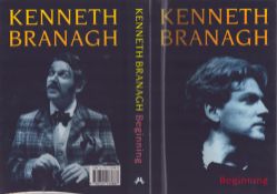 Kenneth Branagh signed Beginning hardback book.