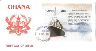 Ghana Titanic FDC. 5/5/1998 FDI Accra postmark.