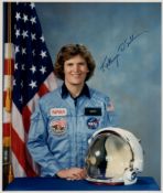 NASA astronaut and 1st American woman to walk in Space Kathryn D Sullivan signed colour 8x10 photo