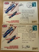 RAF Jet Provost Air Display Team 'The Poachers', collection of THREE covers each flown in a