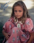 Forrest Gump - 8x10 inch colour photo signed by Hanna R. Hall (Young Jenny)