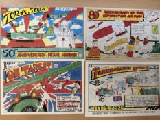 RAFLET Aviation Postcards, a collection of TEN aviation related postcards