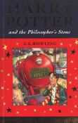 Harry Potter and the Philosophers Stone first edition paperback book. Signed by J K Rowling,