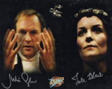 Blakes 7, cult TV sci-fi series 8x110 photo signed by Isla Blair and Julian Glover