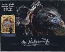 The Dark Crystal movie scene colour 8x10 photo signed by actor Michael Kilgarriff as SkekUng