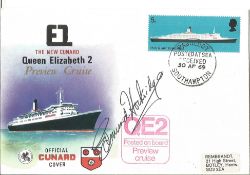 Edmund Hockridge signed Cunard cover.