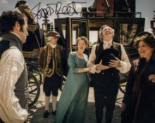 Death comes to Pemberley colour 8x10 TV drama series photo signed by actor David Fleet (Hugo