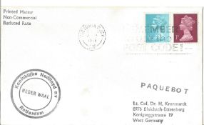 Paquebot cover. Victoria dock postmark.