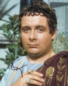 I Claudius, acclaimed 1970's TV drama 8x10 colour photo signed by actor Christopher Biggins as Nero