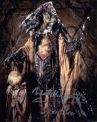 The Dark Crystal movie scene colour 8x10 photo signed by actor Michael Kilgarriff as SkekUng