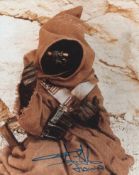 Star Wars A New Hope movie scene colour 8x10 photo signed by Tusken Raider actor Rusty Goffe