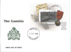 Gambia Titanic FDC. 15/10/1998 Banjul postmark.