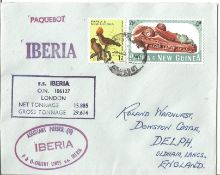 S S Iberia paquebot cover.