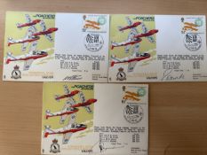 1976 World Aerobatic Championships, TWO covers each signed by a participant in the Championships