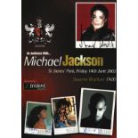 Michael Jackson signed souvenir brochure from June 2002, also includes Patti Boulaye, Uri Geller and