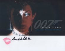 007 James Bond actress (Diamonds are Forever) actress Melita Clarke signed and personally kissed