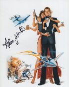 007 James Bond movie Octopussy 8x10 photo signed by actress Alison Worth