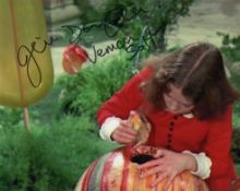 Willy Wonka movie scene 8x10 photo signed by child star Julie Dawn Cole who played Veruca Salt in
