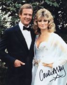 007 James Bond movie A View to a Kill colour 8x10 photo signed by actress Carole Ashby