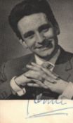Lonnie Donegan signed 6xx4inch black and white photo.