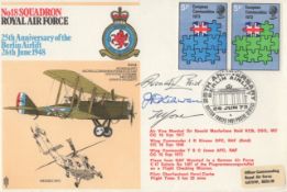 Great War ace, RAF No18 Squadron cover signed by 19 Squadron Great War fighter pilot Wing